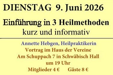 3 Heilmethoden